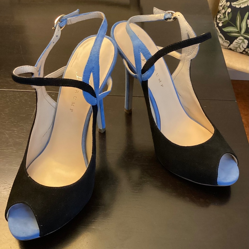 Ivanka Trump suede stilettos